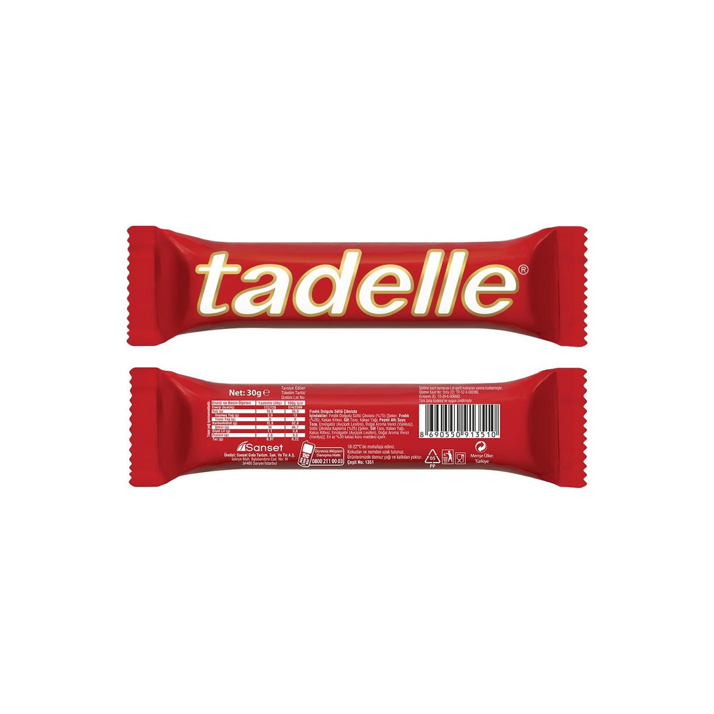 Tadelle Hazelnut Bar - 30gr