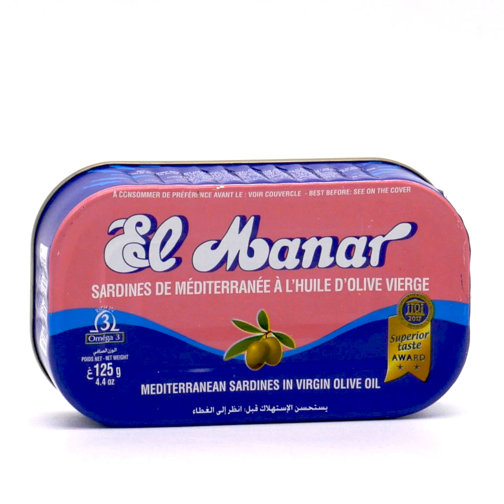 El Manar Sardines in Vegetable Olive Oil - 125g