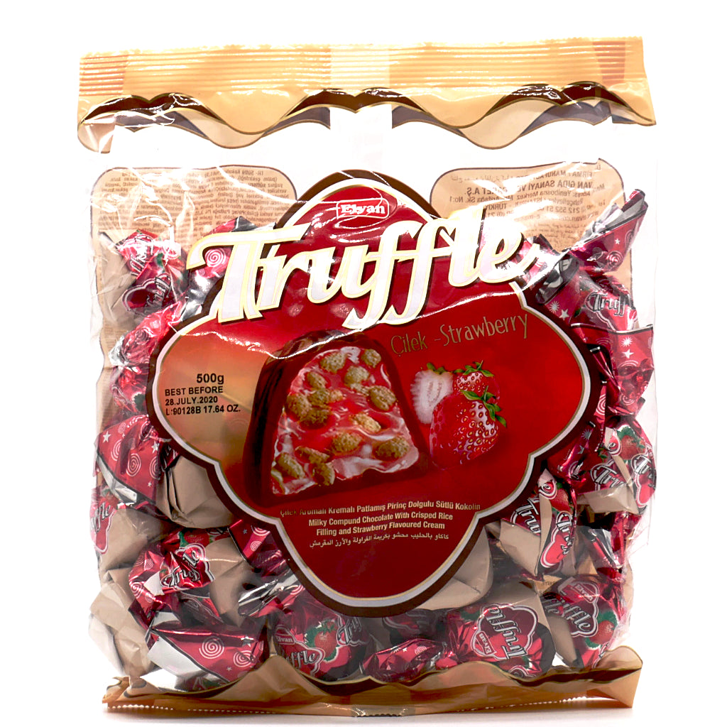 Elvan Truffle Chocolate &  Strawberry - 500g