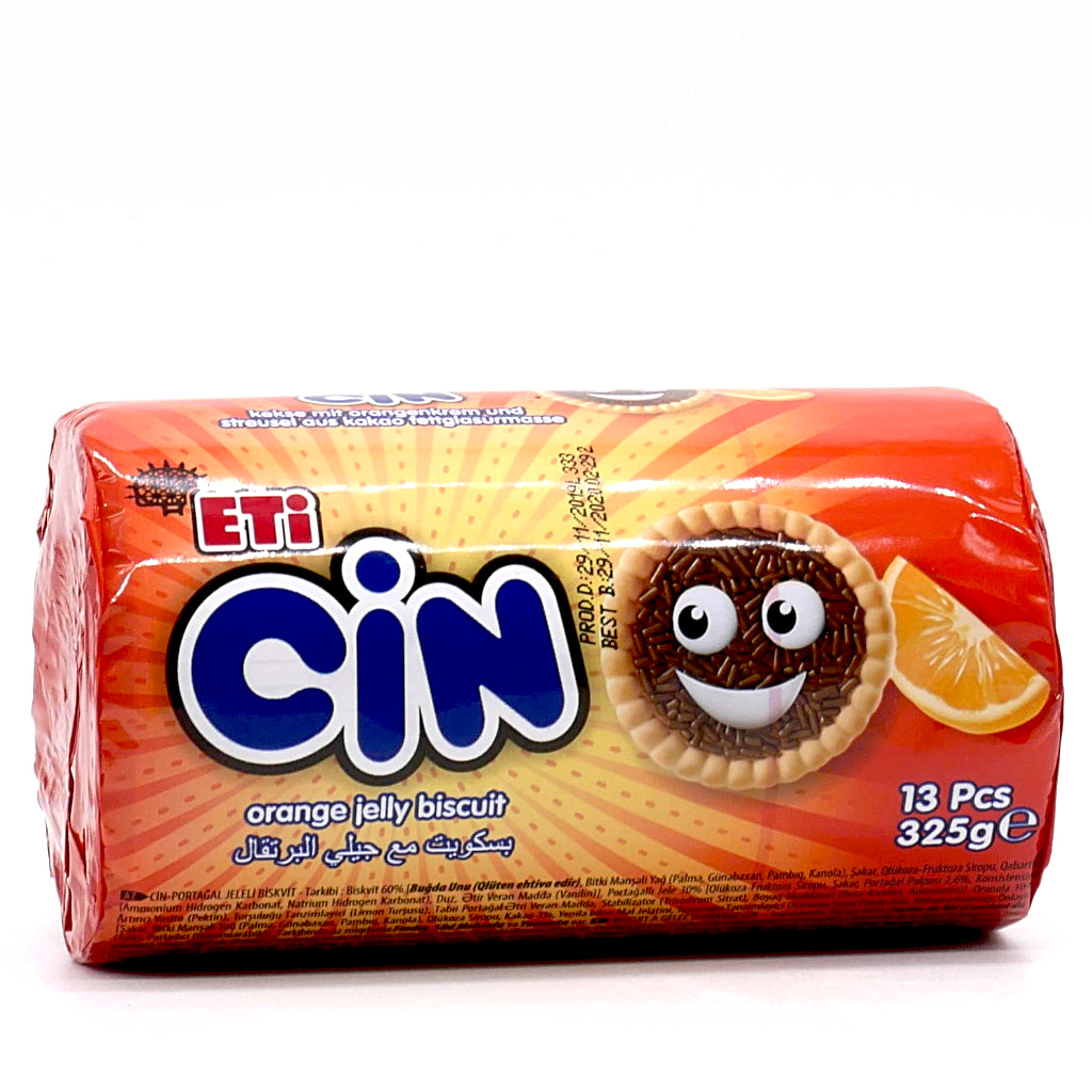 Eti Cin Orange Jelly Biscuit - 325g