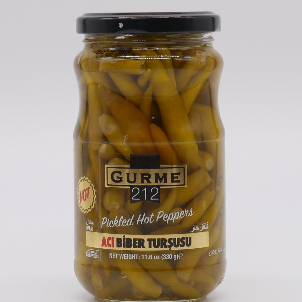 Gurme 212 Pickled Hot Peppers - 330g