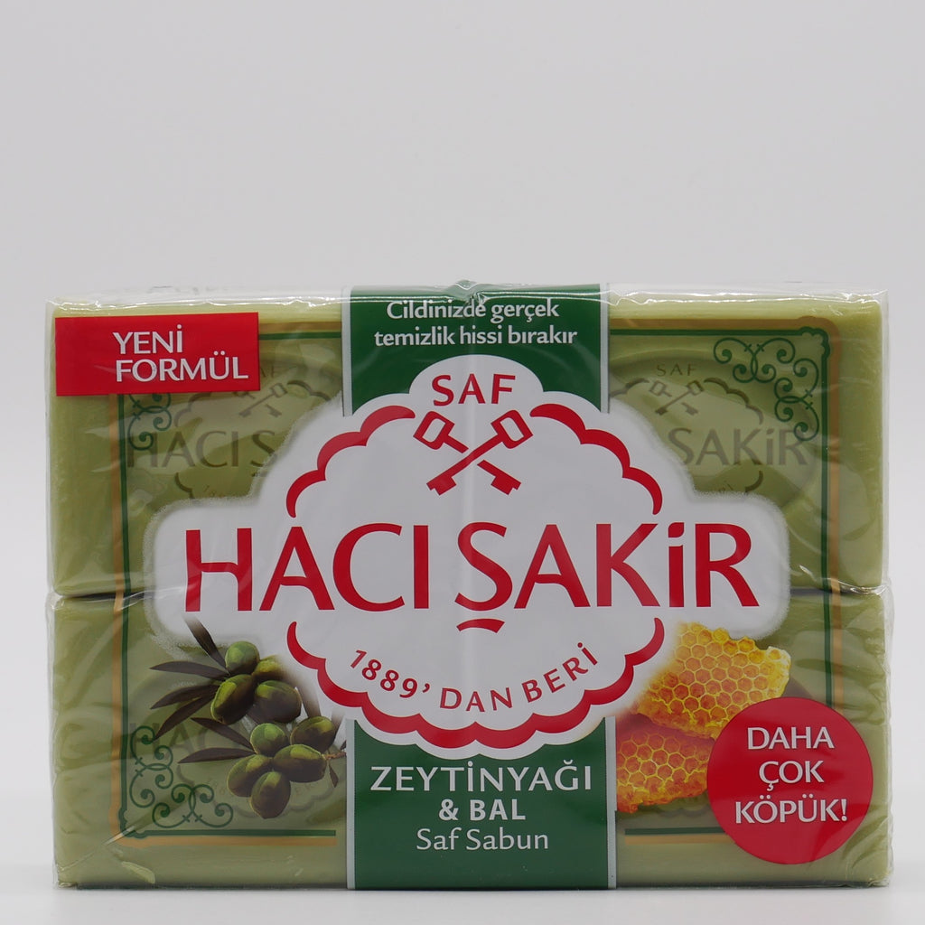 Haci Sakir Soap Olive Oil - 4PK