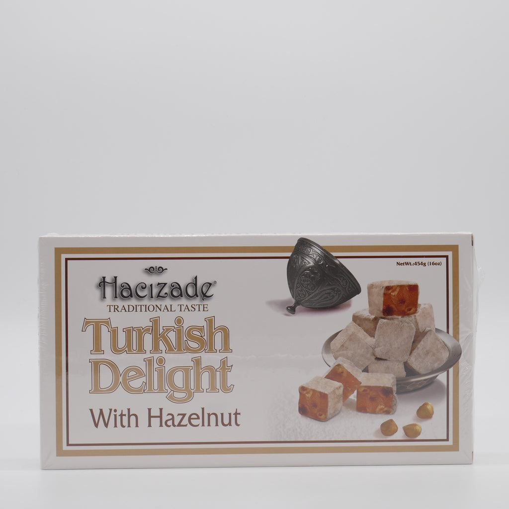 Hacizade Turkish Delight with Hazelnut - 454g