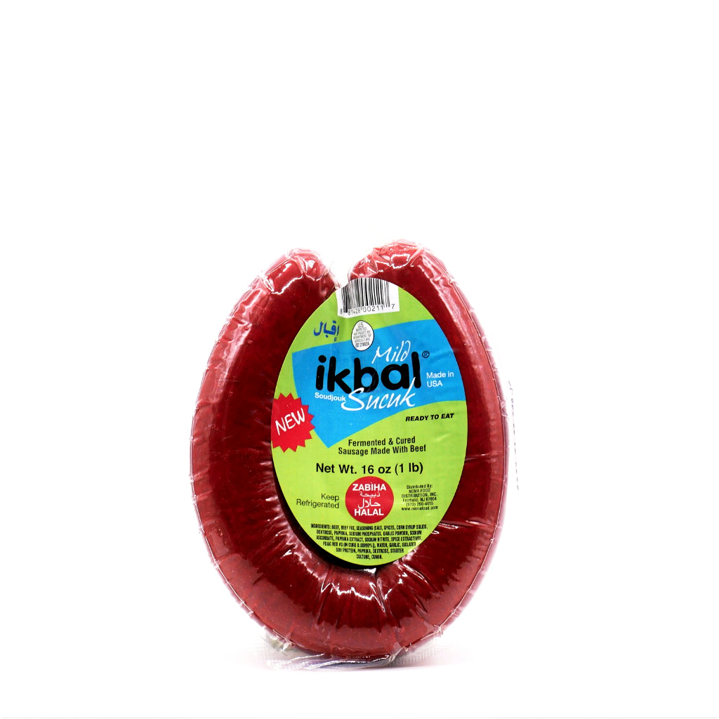 Ikbal Ring Beef Soujouk Mild - 454g