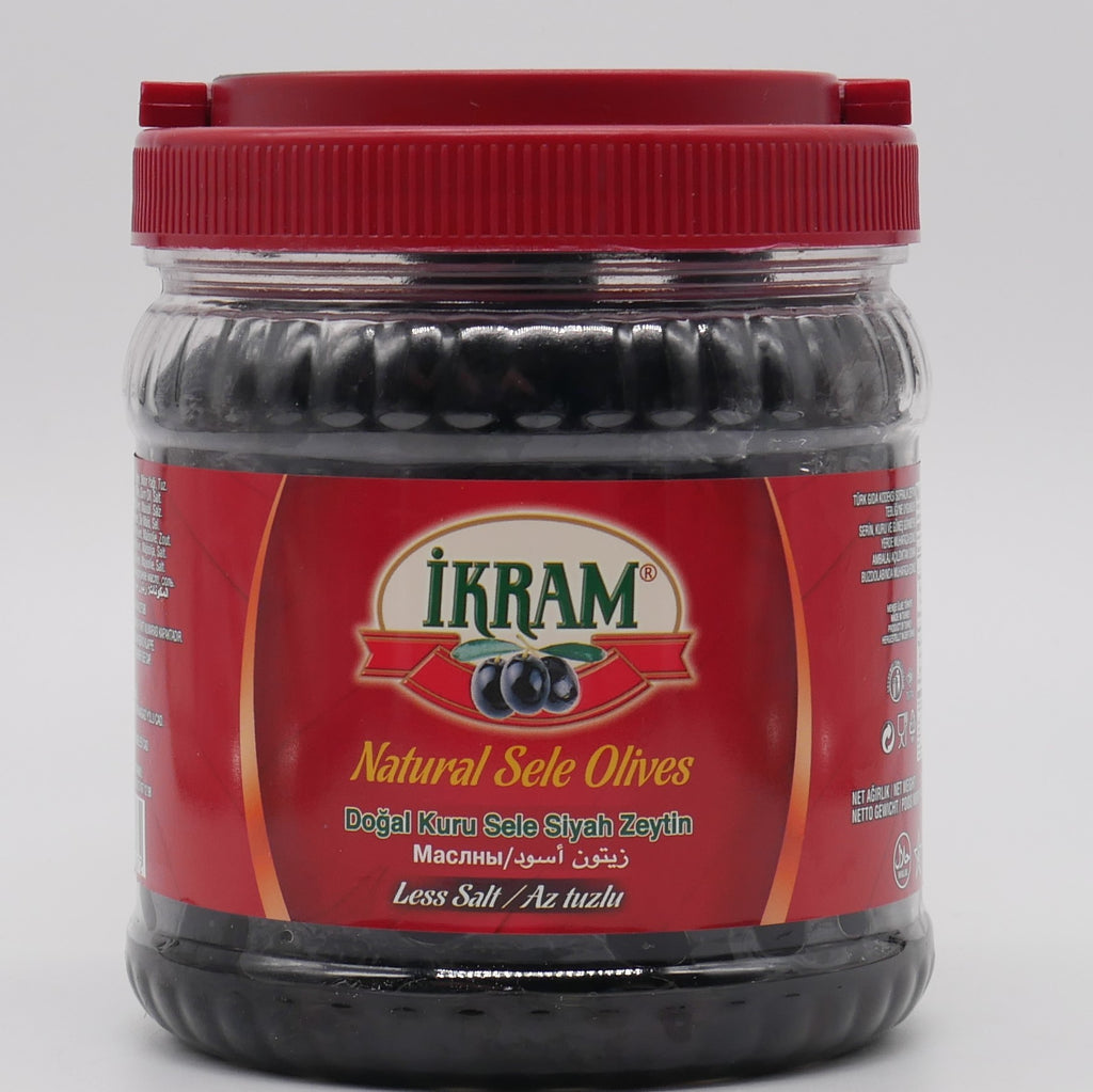 Ikram Black Olives Kuru Sele - 600g