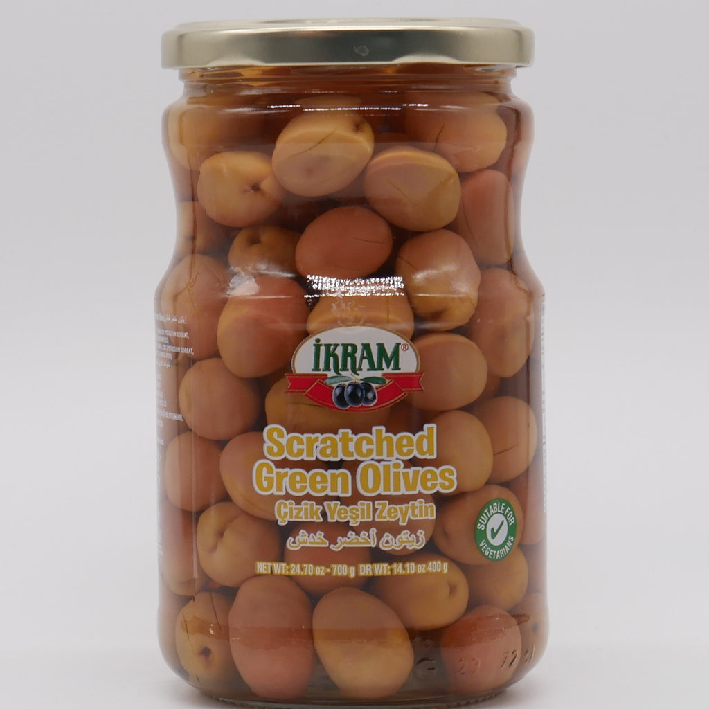 Ikram Green Olives Scratched - 720g