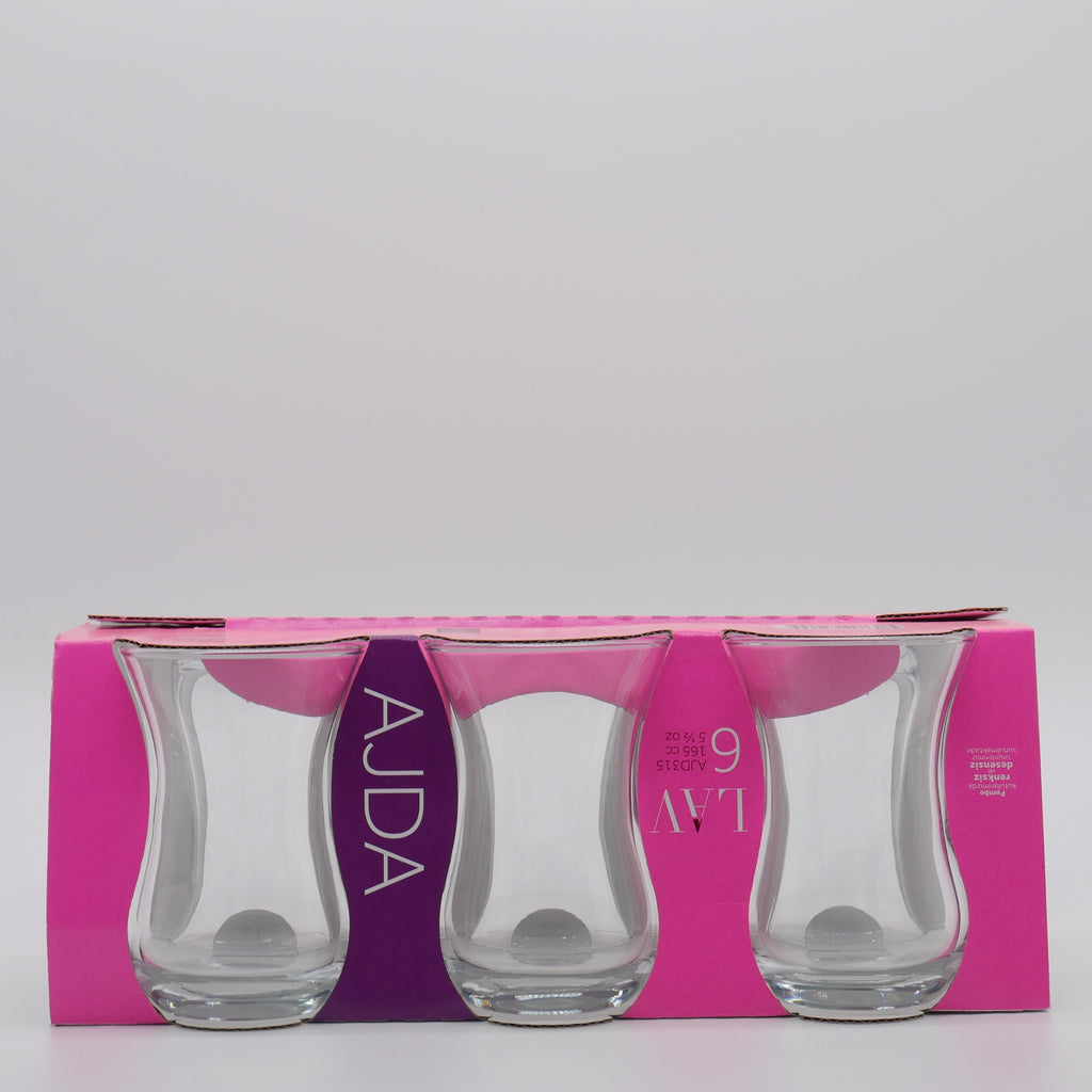 Lav Ajda Glass Tea Cup 6pc