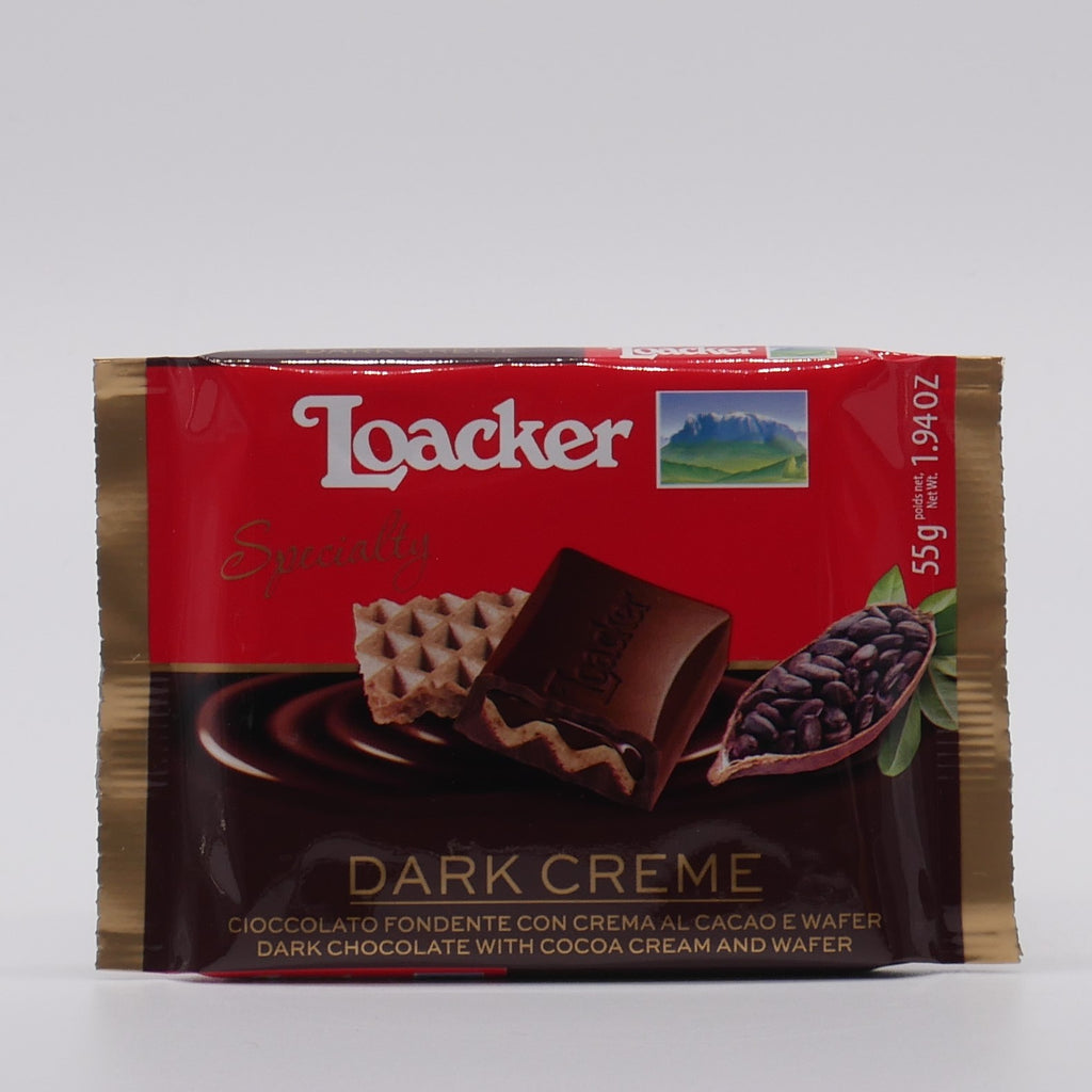 Loacker Chocolate Bar with Dark Creme - 55g