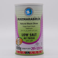 Marmarabirlik Gemlik Black Olive Low Salt S - 800g