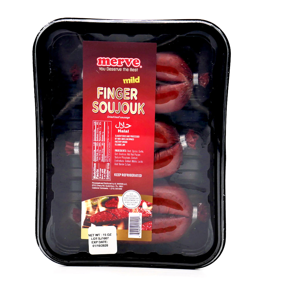 Merve Beef Finger Soujouk Mild