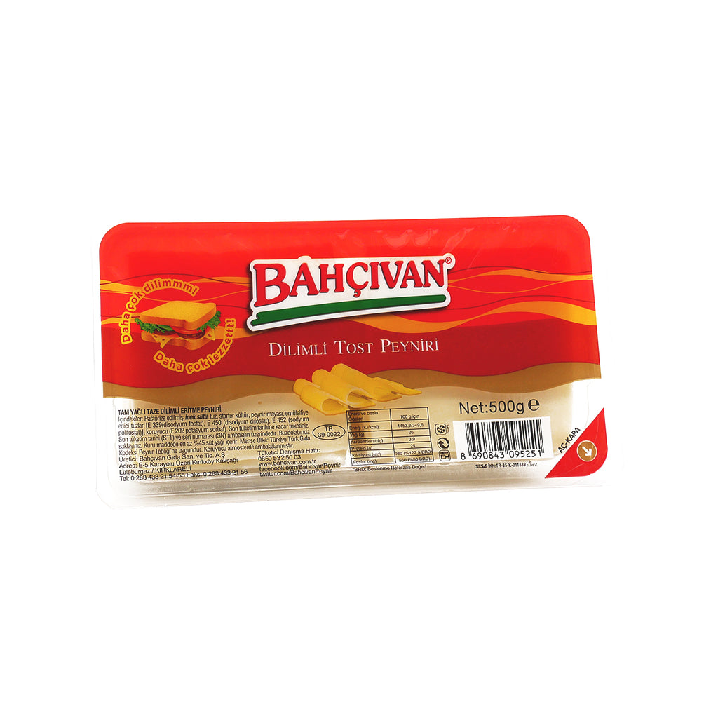 Bahcivan Sliced Kashkaval Cheese - 500g