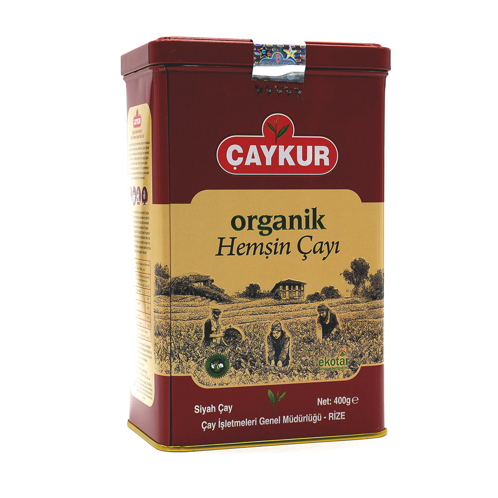 Caykur Organic Hemsin Turkish Tea in Metal Can - 400g