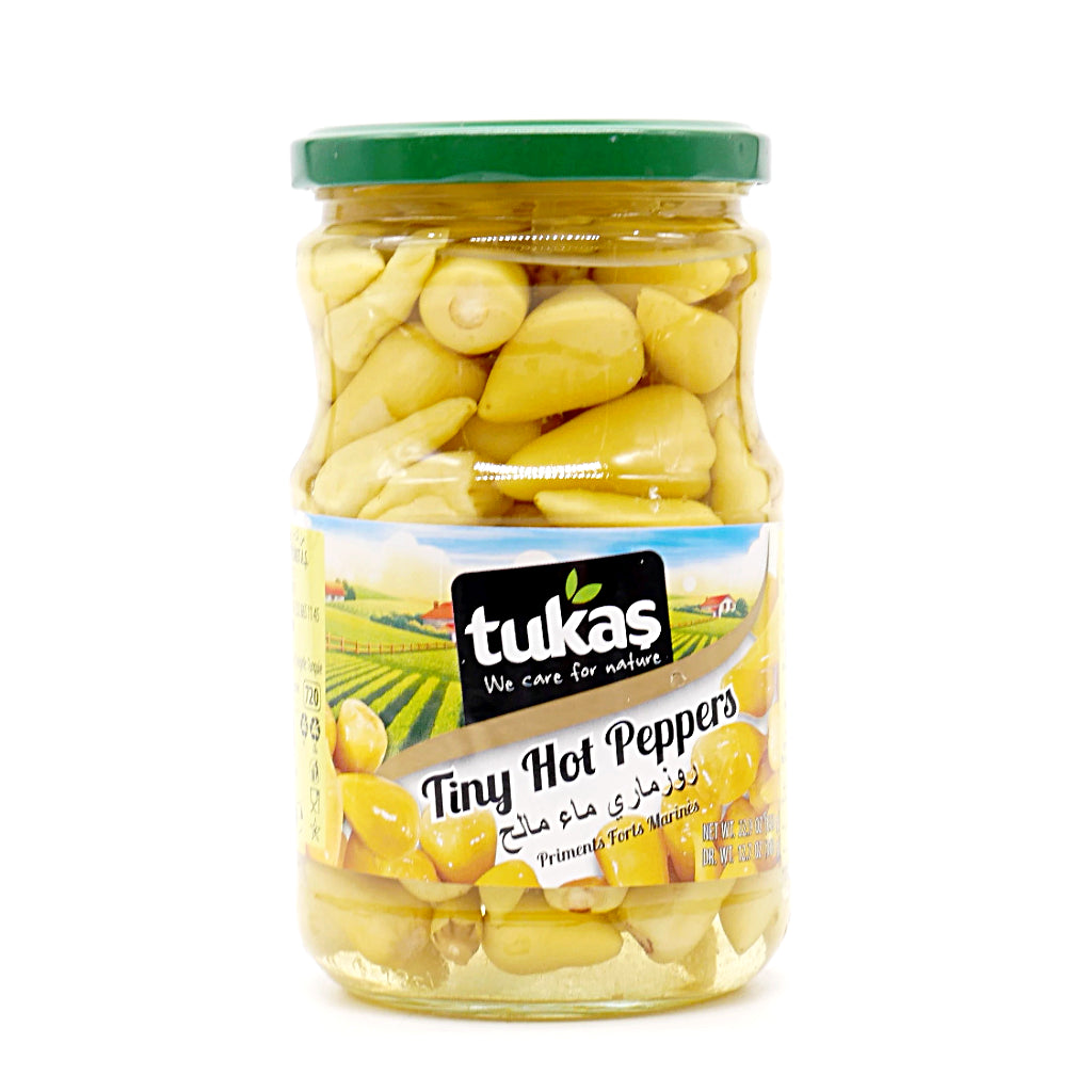 Tukas Tiny Hot Peppers - 680g