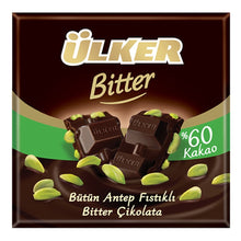 Ulker Golden Bitter Chocolate Bar with Pistachio - 65g