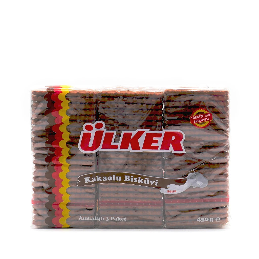 Ulker Tea Biscuit with Cacao - 450g